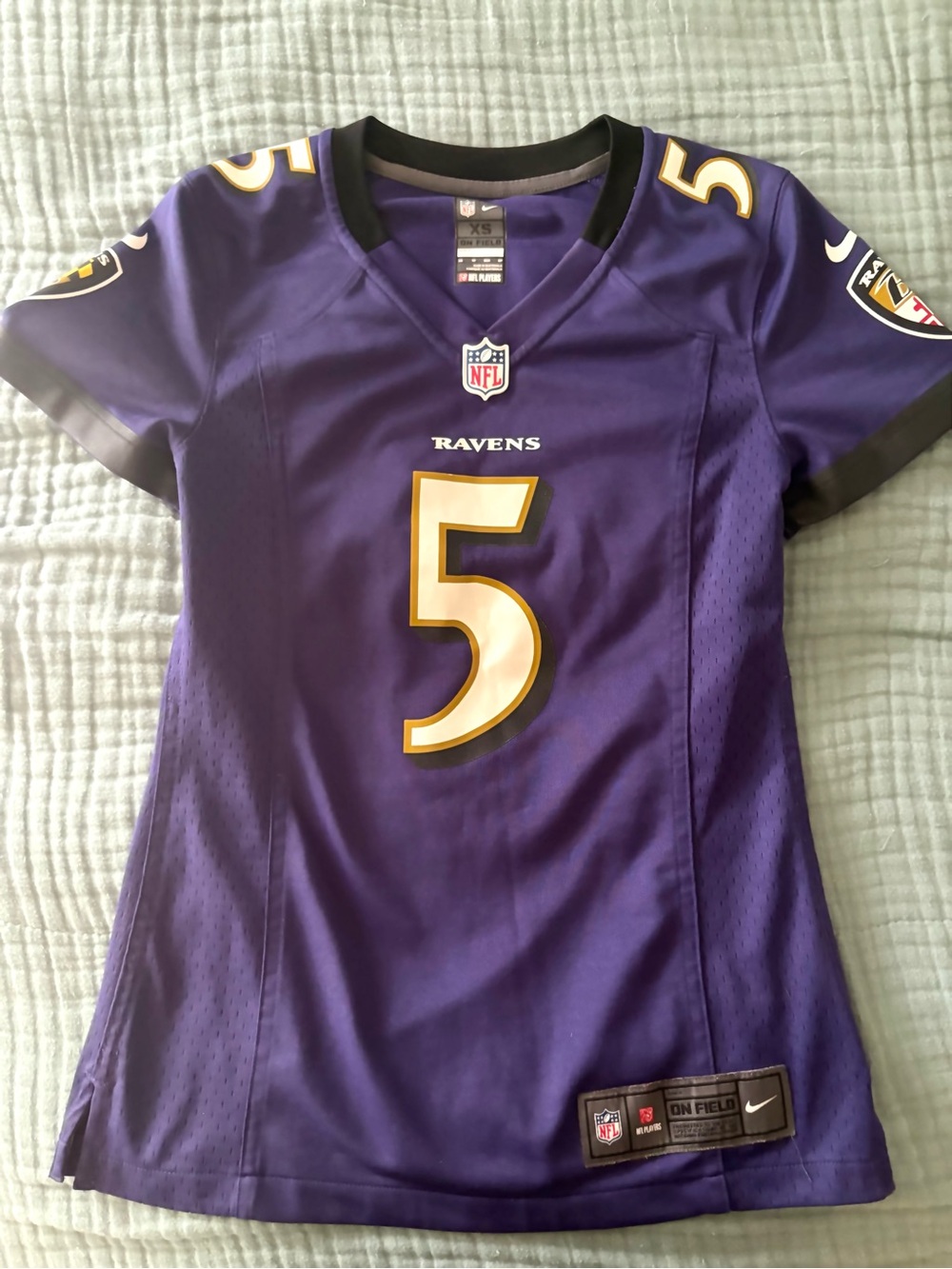 Baltimore Ravens number 5 Flacco Jersey